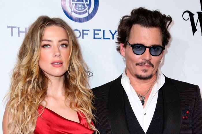 Amber Heard y Johnny Deep 