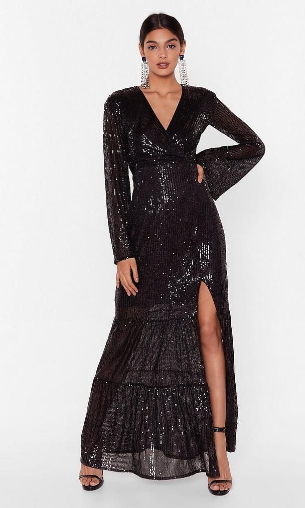 how long can disco go on sequin maxi dress de nasty gal