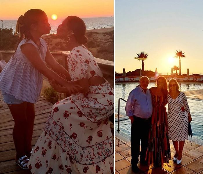 Paula Echevarría sigue disfrutando de sus vacaciones familiares, ajena a las críticas