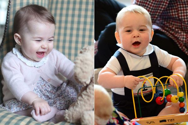 La pequeña Princesa guarda también un gran parecido con su hermano, el príncipe George
