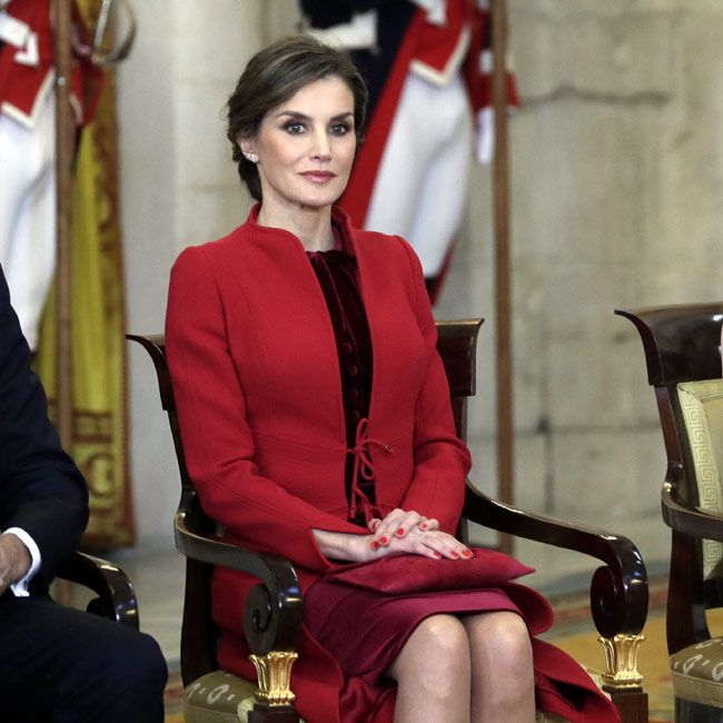 Reina Letizia manicura roja