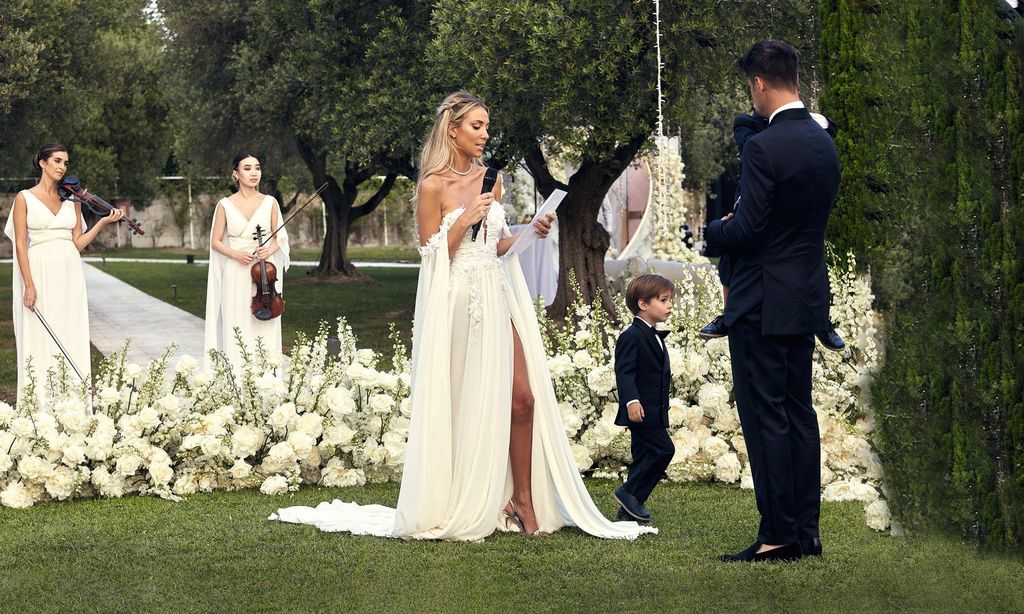 Alice Campello y Álvaro Morata reboda HOLA 4066