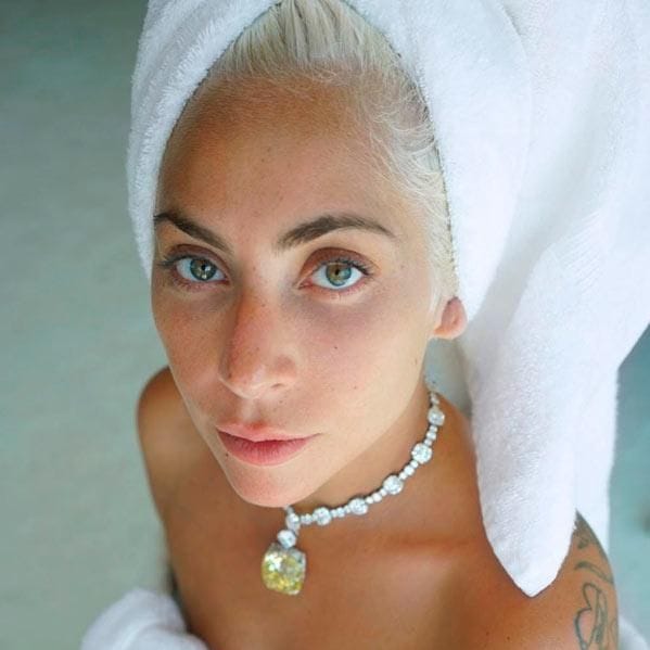 Lady Gaga sin maquillaje