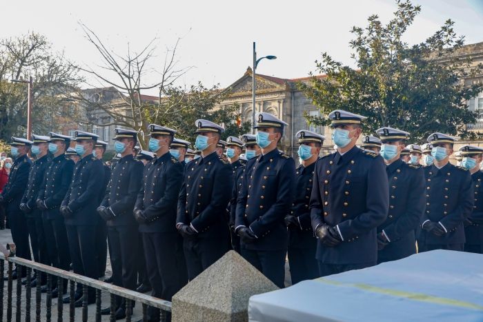 Los Reyes presiden en Marín el funeral por los marineros fallecidos en el naufragio del 'Villa Pitanxo'