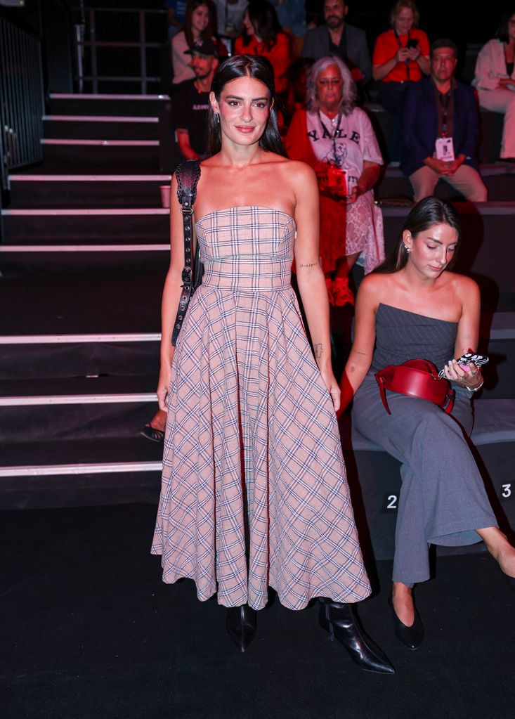 Susana Molina en el front row de la colección De la Cierva y Nicolás durante la Pasarela Cibeles Mercedes-Benz Fashion Week Madrid 2024 en Madrid, el jueves , 12 de septiembre de 2024.