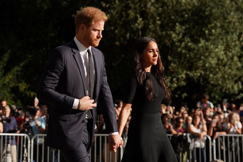 El príncipe Harry con Meghan Markle