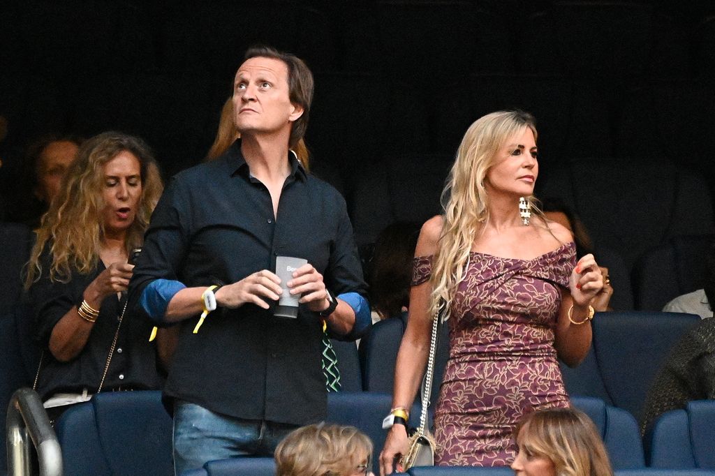 Kiko Gamez y Patricia Cerezo en el concierto de Luis Miguel en el Santiago Bernabeu 