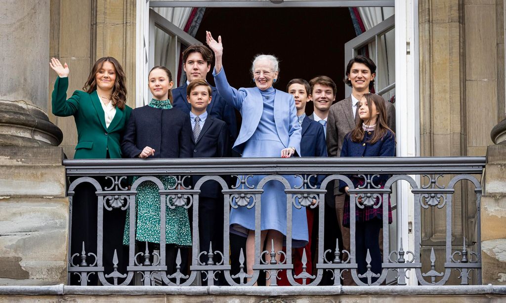 queen makes appearance with grandchildren who lost prince and princess titles