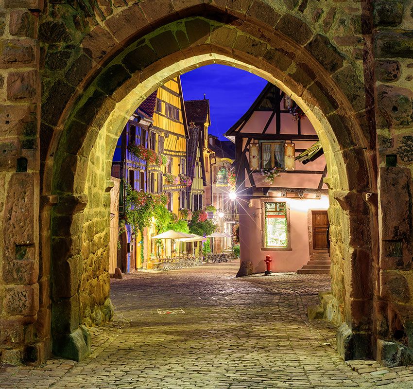 Riquewihr, Alsacia, Francia