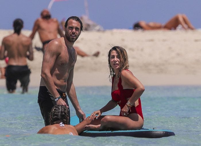 Elena Tablada y Javier Ungría en Ibiza