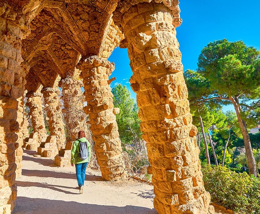 Park Güell, Barcelona, desfile de Louis Vuitton