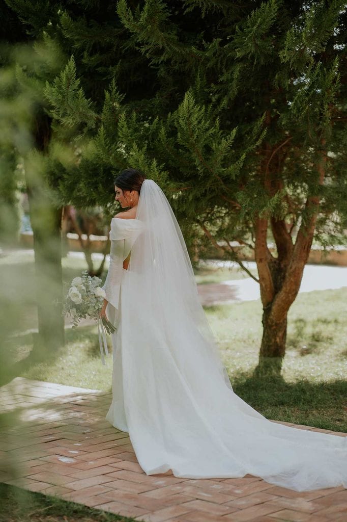 vestido de novia de raquel laura monge