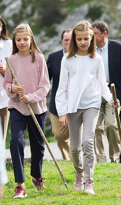 La princesa Leonor y la infanta Sofía