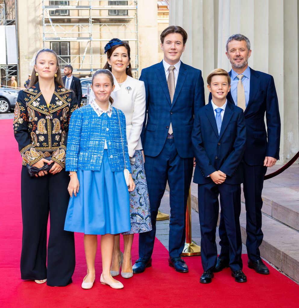 La familia real danesa, en una imagen de archivo