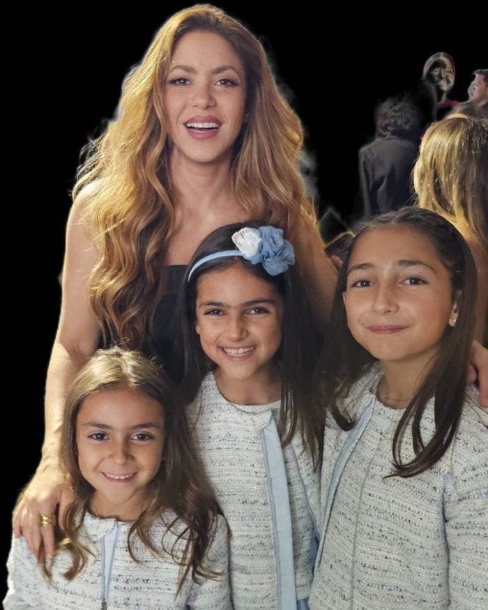 Shakira y las hijas de Jacky Bracamontes