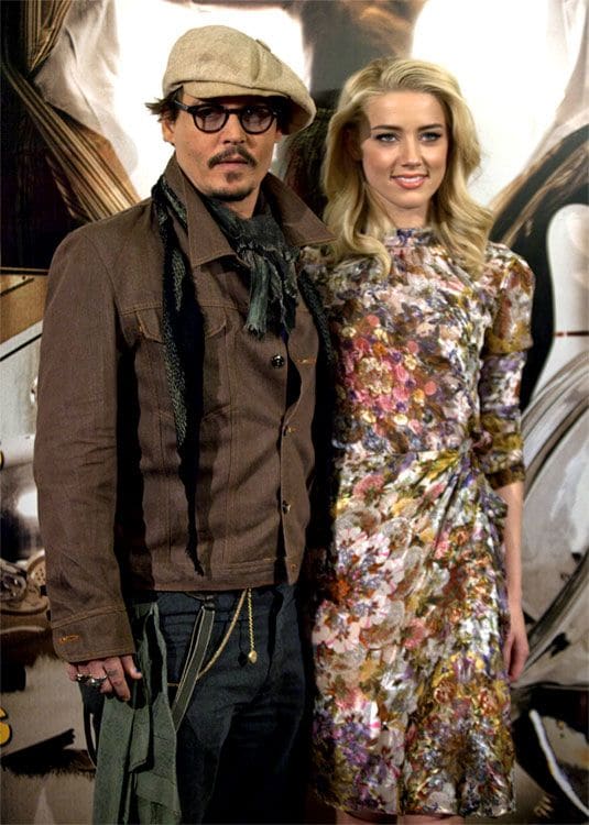 Johnny Depp y Amber Heard