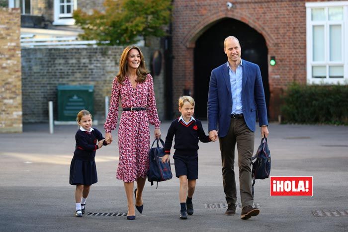 Los Duques de Cambridge y sus hijos