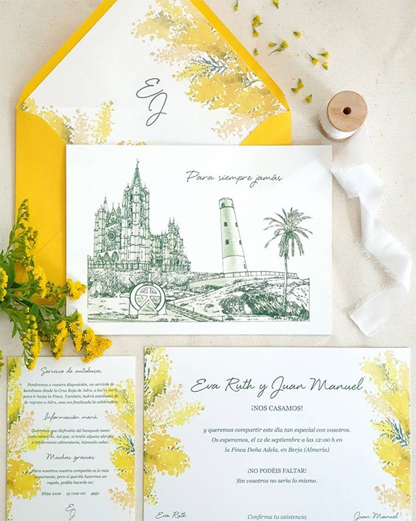 Papelería de boda de Maresa Carles