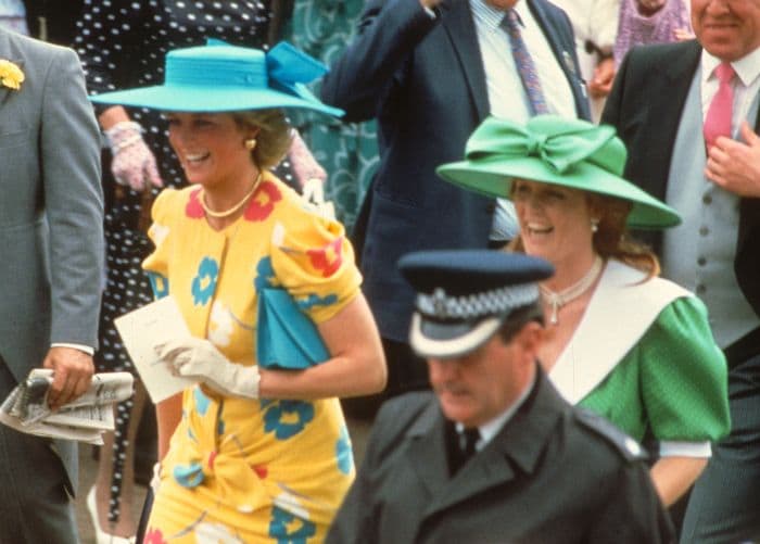 Sarah Ferguson con Diana de Gales