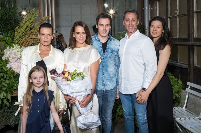 Estefanía de Mònaco con Daniel Ducruet y sus hijos