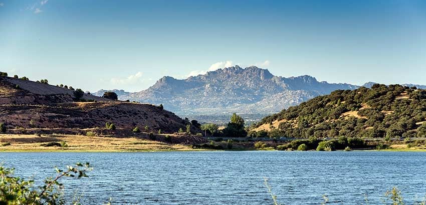 Embalse de Pedrezuela en Madrid