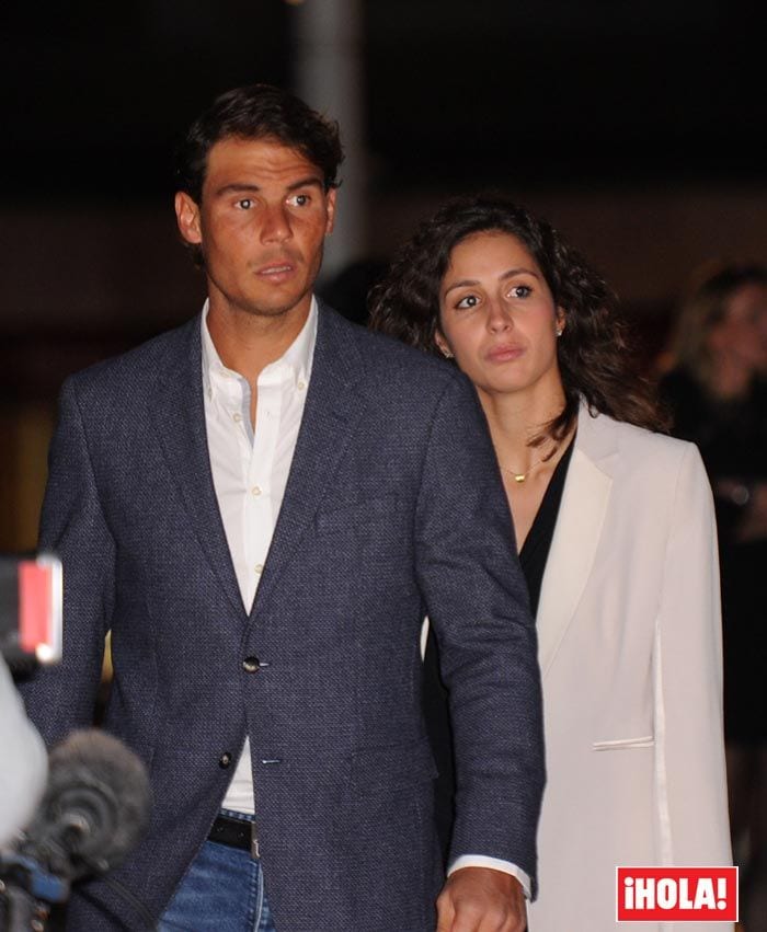 Rafa Nadal y su novia, María Francisca Perelló
