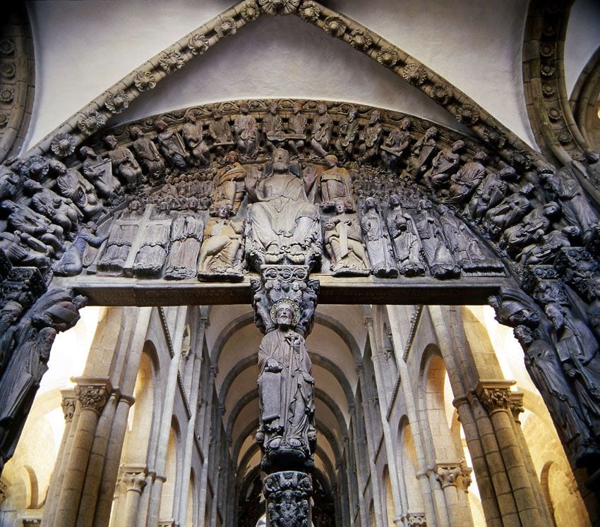 Pórtico dela Gloria de la catedral de Santiago de Compostela