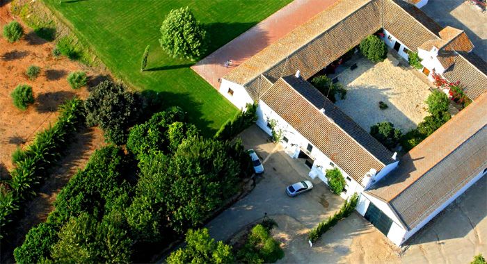 Imagen aérea de la finca Salto al Cielo