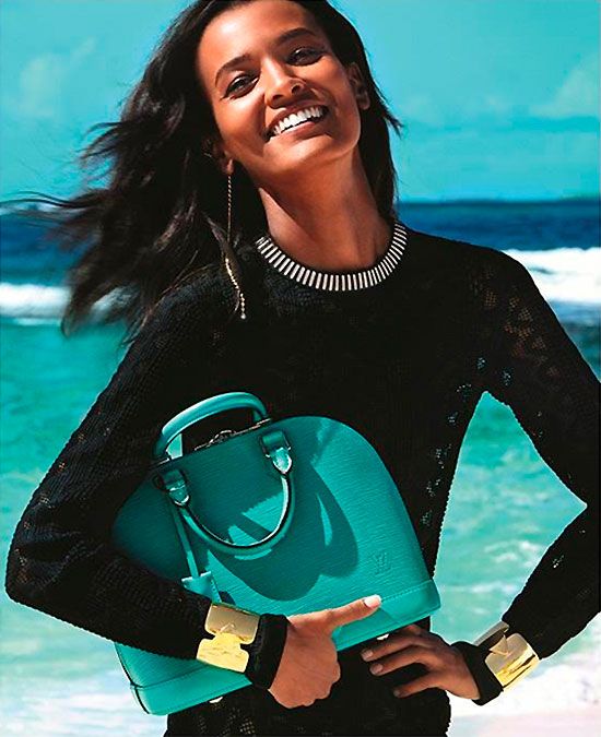 Liya Kebede, para la campaña El espíritu del viaje, de Louis Vuitton.
