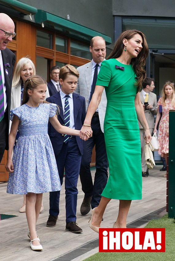 El vestido español de la princesa Charlotte para su debut en Wimbledon