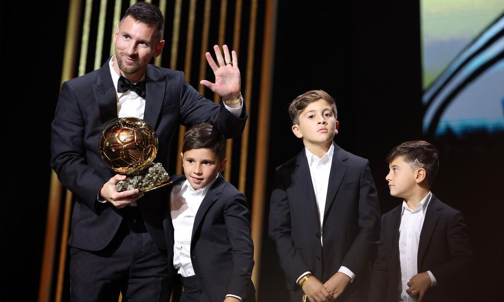 Lionel Messi y su familia