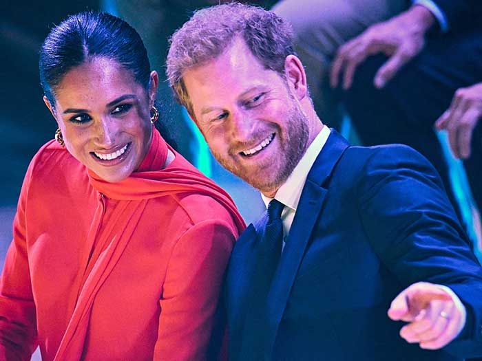 Príncipe Harry y Meghan en un evento en Europa 