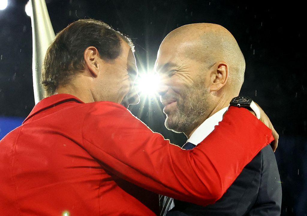 Rafa Nadal y Zidane. Ceremonia inauguración Juegos Olímpicos París 2024