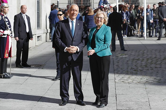 Los Reyes reciben al Presidente de Portugal, Marcelo Rebelo de Sousa