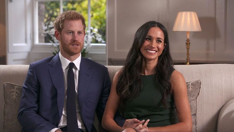 Meghan Markle y el príncipe Harry 