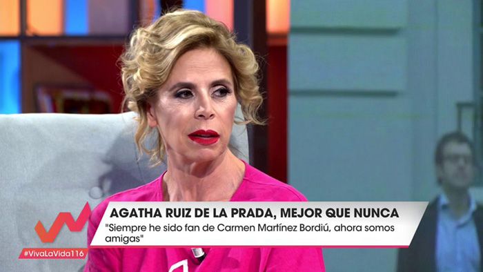 Ágatha Ruiz de la Prada, sobre su relación con Luis Miguel Rodríguez