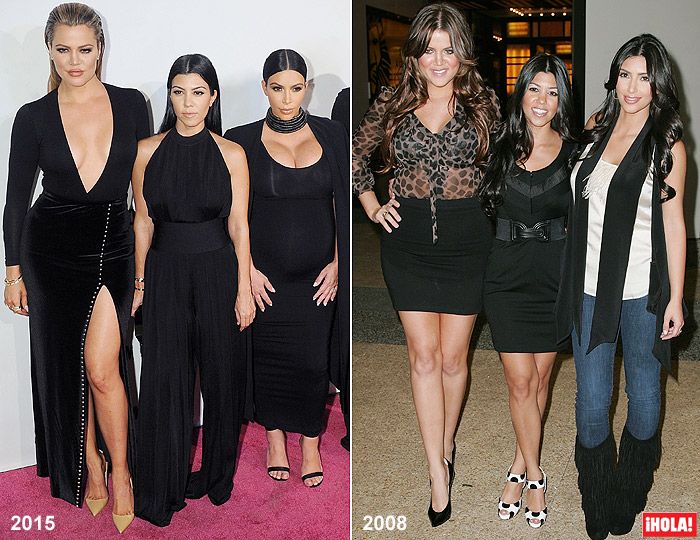 Las Kardashian no sólo convierten en oro todo lo que tocan y mueven masas allá a donde van, sino que poco a poco han instaurado un nuevo tipo de belleza. Labios gruesos, pómulos perfectamente definidos, escotes que dejan muy poco a la imaginación, cinturas de avispa, glúteos prominentes...
