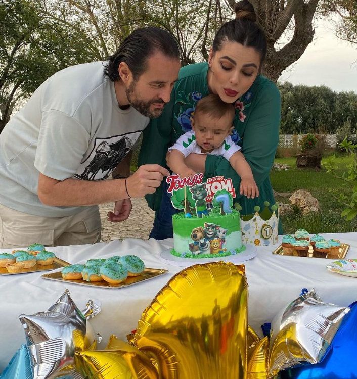 Marisa Jara celebra el primer cumpleaños de su hijo Tomás 