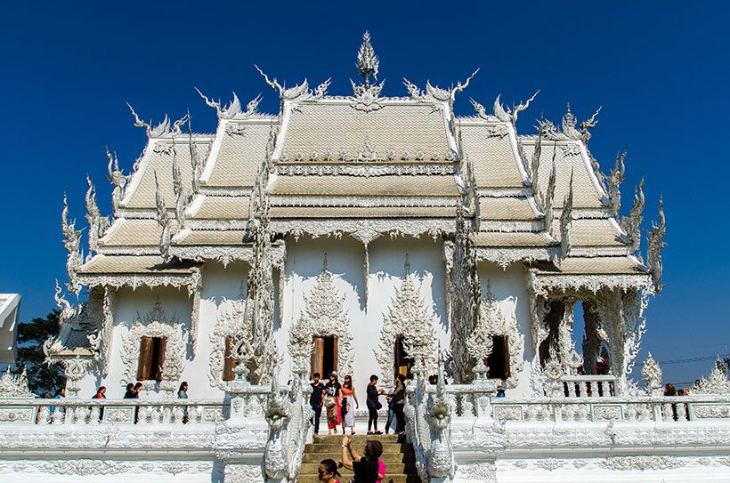 Chiang Rai templo blanco tailandia