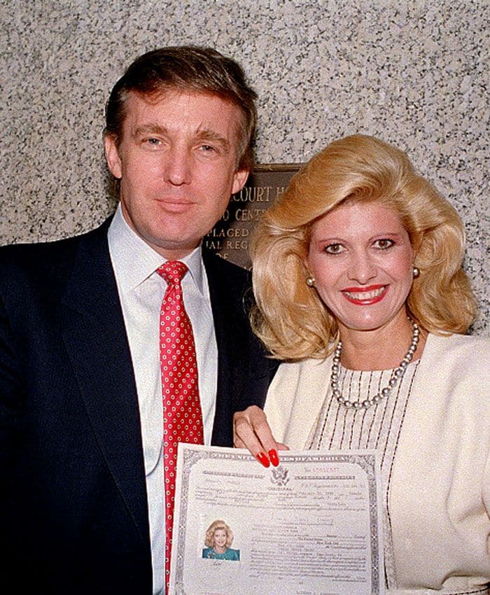 donald trump ivana trump casados