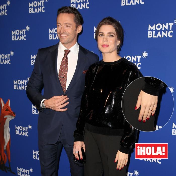 Carlota Casirgahi y Hugh Jackman