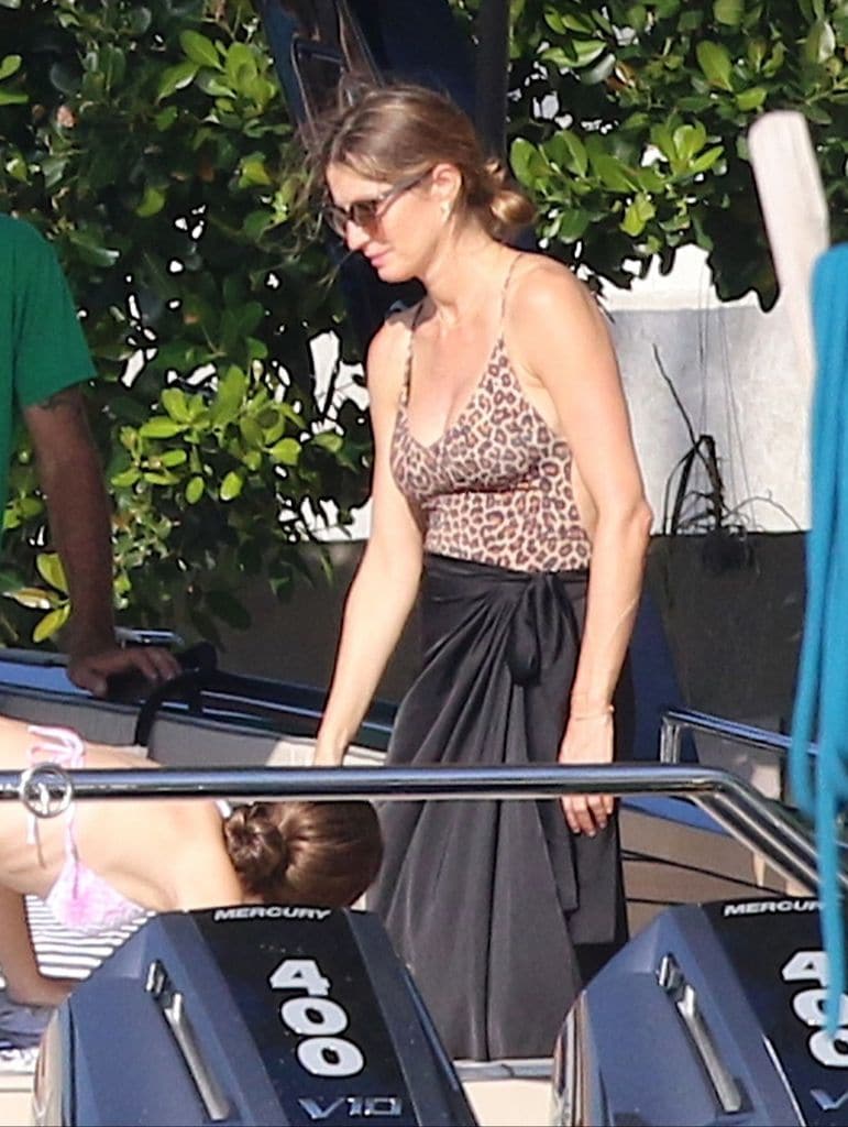 Gisele Bündchen reappears after the birth of his baby