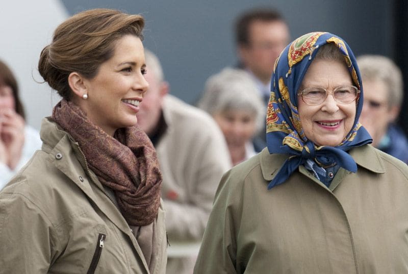 Princesa Haya e Isabel II 