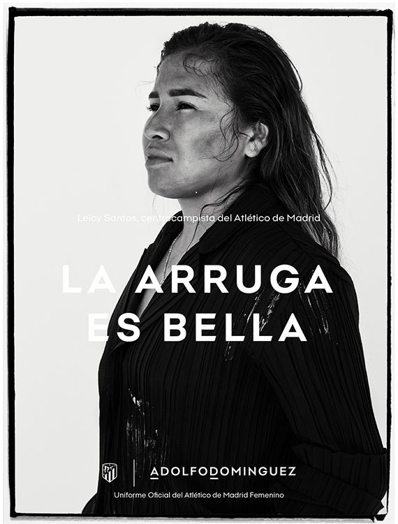 Leicy Santos protagoniza la campaña 'La arruga es bella' de Adolfo Domínguez