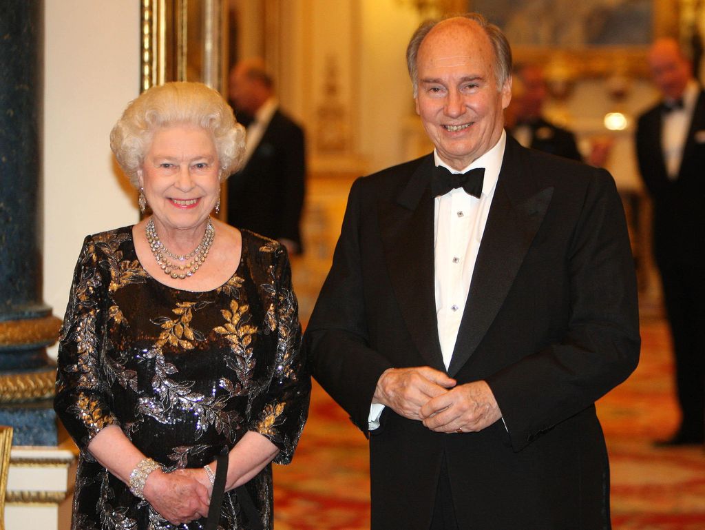 Aga Khan e Isabel II