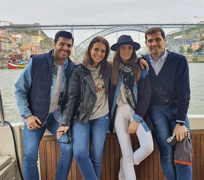 Paula Echevarría, Miguel Torres, Iker Casillas y Sara Carbonero