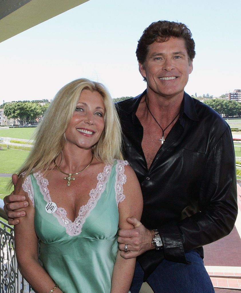 David Hasselhoff y Pamela Bach