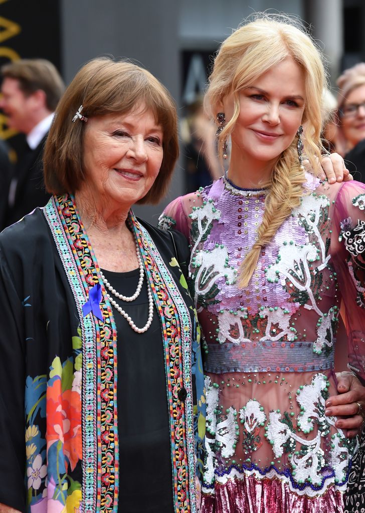 Nicole Kidman y su madre, en una imagen de archivo