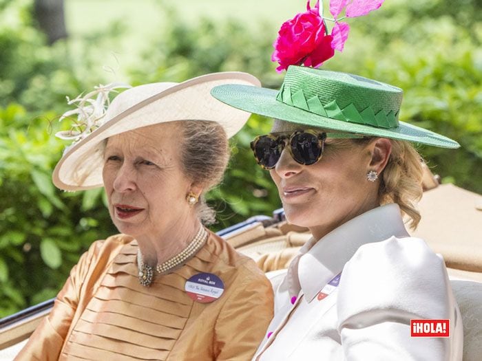 Imagen de la princesa Anna en las carreras de Ascot