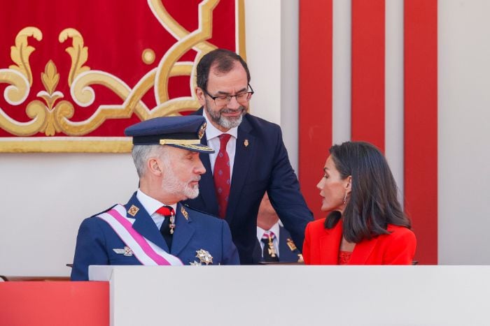 Felipe y Letizia en el Desfile de las Fuerzas Armadas 